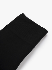 Vớ Thể Thao Cổ Cao Sợi Cotton Thấm Hút VO133 Màu Đen