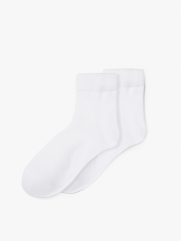 Vớ Thể Thao Cổ Cao Sợi Cotton Thấm Hút VO133 Màu Trắng