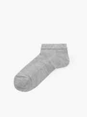 Vớ Cổ Ngắn Sợi Bamboo Dệt Thông Thoáng Khử Mùi VO125 Màu Xám