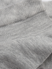 Vớ Cổ Ngắn Sợi Bamboo Dệt Thông Thoáng Khử Mùi VO125 Màu Xám