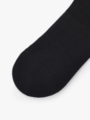 Vớ Lười Trơn Sợi Bamboo Kháng Khuẩn VO132 Màu Đen