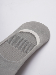 Vớ Lười Trơn Sợi Bamboo Kháng Khuẩn VO132 Màu Xám