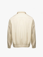 Áo Khoác Dù Ép Trơn Form Regular AK078 Màu Kem