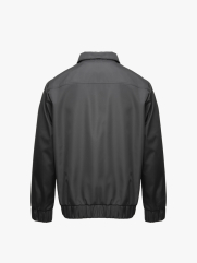 Áo Khoác Dù Ép Trơn Form Regular AK078 Màu Xám Đậm