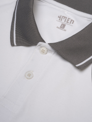 Áo Polo Cá Sấu In 2 Bên Sườn Form Regular PO175 Màu Trắng