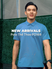 Aó Polo Thể Thao In 4MEN Racquet Club Form Regular Sport PO168 Màu Xanh Đá