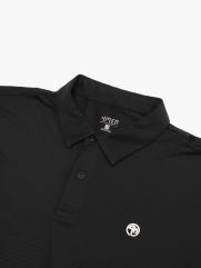 Áo Polo Thể Thao In Logo 4M Tròn Form Regular PO171 Màu Đen