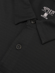 Áo Polo Thể Thao In Logo 4M Tròn Form Regular PO171 Màu Đen