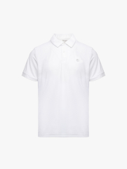 Áo Polo Thể Thao In Logo 4M Tròn Form Regular PO171 Màu Trắng