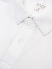 Áo Polo Thể Thao In Logo 4M Tròn Form Regular PO171 Màu Trắng