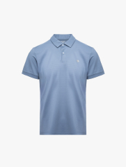 Áo Polo Thể Thao In Logo 4M Tròn Form Regular PO171 Màu Xám Xanh