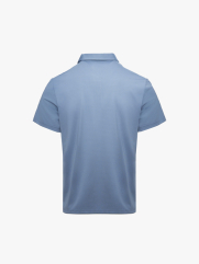 Áo Polo Thể Thao In Logo 4M Tròn Form Regular PO171 Màu Xám Xanh