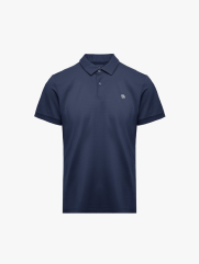 Áo Polo Thể Thao In Logo 4M Tròn Form Regular PO171 Màu Xanh Đen