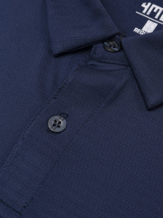 Áo Polo Thể Thao In Logo 4M Tròn Form Regular PO171 Màu Xanh Đen