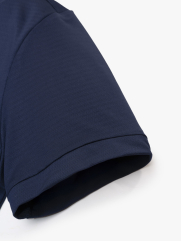 Áo Polo Thể Thao In Logo 4M Tròn Form Regular PO171 Màu Xanh Đen