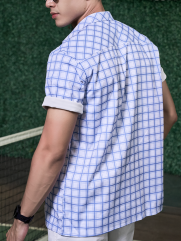 Áo Sơ Mi Caro Cool-X Thêu 4M Form Regular SM193