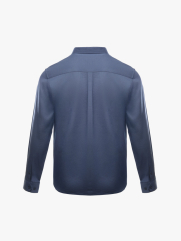 Áo Sơ Mi Denim Thêu Just Breath Form Regular SM196 Màu Xanh Biển Nhạt