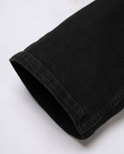 Quần Jean Diễu Túi Sau Form Slimfit QJ117 Màu Đen