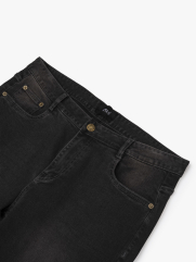 Quần Jean Diễu Túi Sau Form Slimfit QJ117 Màu Xám Đậm