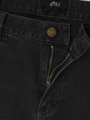 Quần Jean Diễu Túi Sau Form Slimfit QJ117 Màu Xám Đậm