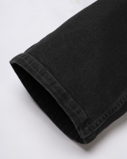 Quần Jean Diễu Túi Sau Form Slimfit QJ117 Màu Xám Đậm