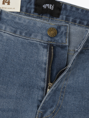 Quần Jean Diễu Túi Sau Form Slimfit QJ117 Màu Xanh Biển Nhạt