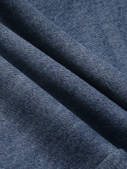 Quần Jean Rã Diễu Thêu Chữ Just Breath Form Straight QJ119 Màu Xanh Biển Đậm