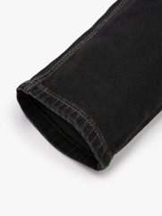 Quần Jean Rã Diễu Thêu Huy hiệu 4MEN Form Regular QJ120 Màu Xám