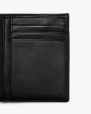 VÍ DA NAPPA KHÓA KÉO DÁNG ĐỨNG BV055 Màu Đen