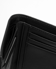 VÍ DA NAPPA KHÓA KÉO DÁNG ĐỨNG BV055 Màu Đen