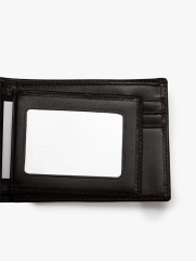 VÍ DA CHÂN KIM CÁNH LẬT TRƠN DÁNG NGANG BV056 Màu Nâu