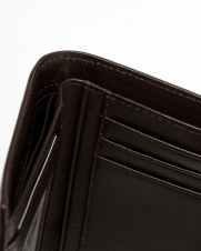 VÍ DA NAPPA KHÓA KÉO DÁNG ĐỨNG BV055 Màu Nâu