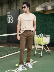 Áo Thun Wash Loang In Chữ Hopeless Dream Form Regular AT172 Màu Be