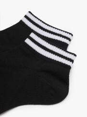 Vớ Nam cổ ngắn phối màu VO147 Màu Đen