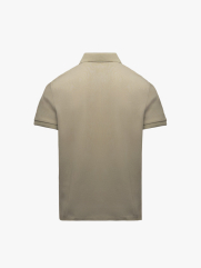 Áo Polo Cá Sấu In Sọc 2 Bên Form Regular PO178 Màu Rêu