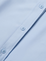 Áo Sơ Mi Tay Ngắn Trơn SM087 Màu Xanh Biển