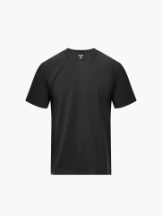 Áo Thun Cổ Tròn Trơn Form Modern AT186 Màu Đen