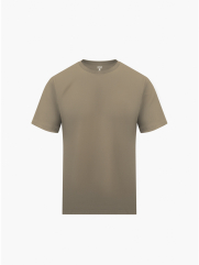 Áo Thun Cổ Tròn Trơn Form Modern AT186 Màu Be