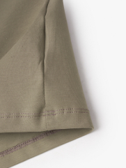 Áo Thun Cổ Tròn Trơn Form Modern AT186 Màu Be