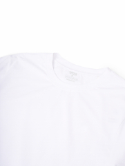 Áo Thun Cổ Tròn Trơn Form Modern AT186 Màu Trắng