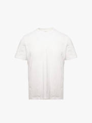 Áo Thun Dệt Kim Họa Tiết Form Slimfit AT182 Màu Trắng