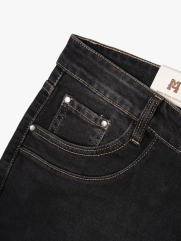 Quần Jean Thêu 4M Ở Túi Sau Form Slimfit QJ122 Màu Xám