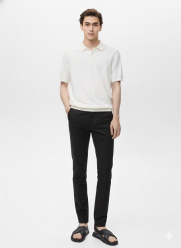 Quần Tây Trơn Form Slimfit QT071 Màu Đen