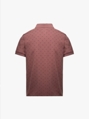 Aó Polo In Pattern Ngựa Form Regular PO180 Màu Đỏ