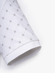 Aó Polo In Pattern Ngựa Form Regular PO180 Màu Trắng