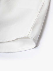 Áo Sơ Mi In Pattern Đầu Ngựa Form Regular SM201 Màu Trắng