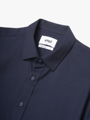 Áo Sơ Mi In Pattern Đầu Ngựa Form Regular SM201 Màu Xanh Đen