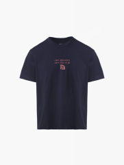 Áo Thun In Đầu Ngựa 4M Form Regular AT185 Màu Xanh Đen