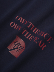 Áo Thun In Đầu Ngựa 4M Form Regular AT185 Màu Xanh Đen