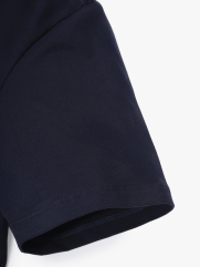 Áo Thun In Đầu Ngựa 4M Form Regular AT185 Màu Xanh Đen